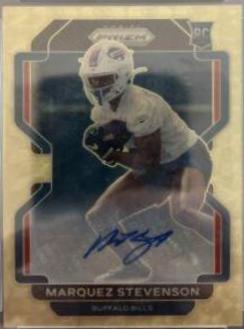 Marquez Stevenson [Autograph Gold Vinyl Prizm] #407