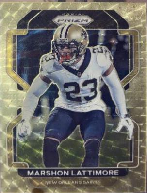 Marshon Lattimore [Gold Vinyl Prizm] #308