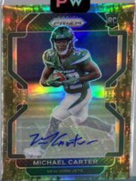 Michael Carter [Autograph Camo Prizm] #365