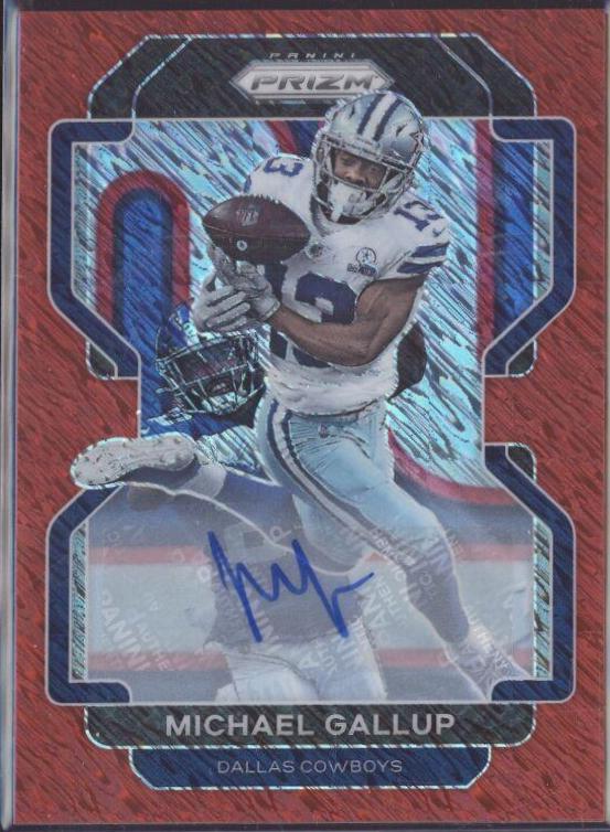 Michael Gallup [Autographs Red Shimmer] #240
