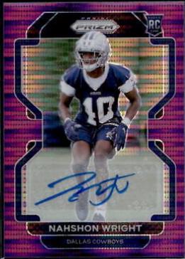 Nahshon Wright [Autograph Purple Pulsar Prizm] #438