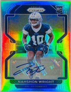 Nahshon Wright [Autograph Silver Prizm] #438