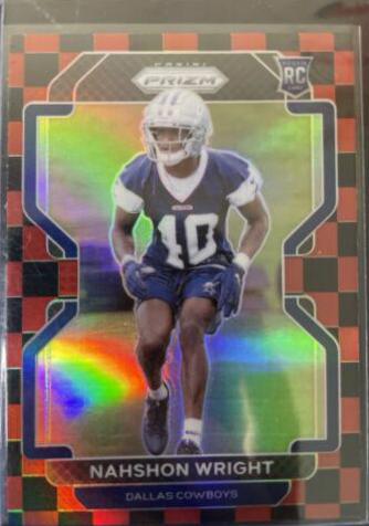 Nahshon Wright [Black and Red Checker Prizm] #438