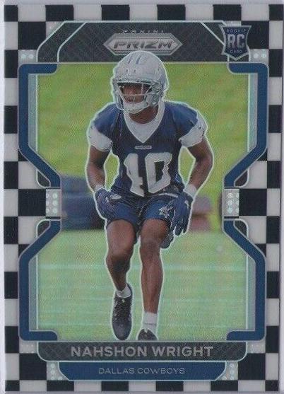 Nahshon Wright [Black and White Checker Prizm] #438