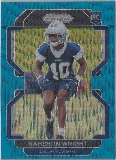 Nahshon Wright [Blue Wave Prizm] #438