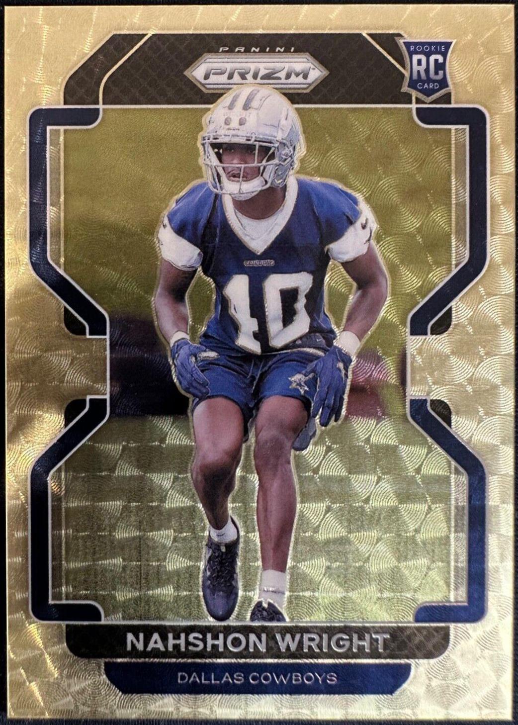 Nahshon Wright [Gold Vinyl Prizm] #438