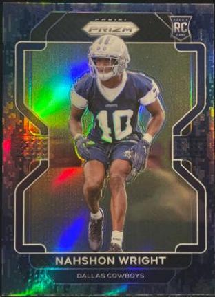 Nahshon Wright [Navy Camo Prizm] #438