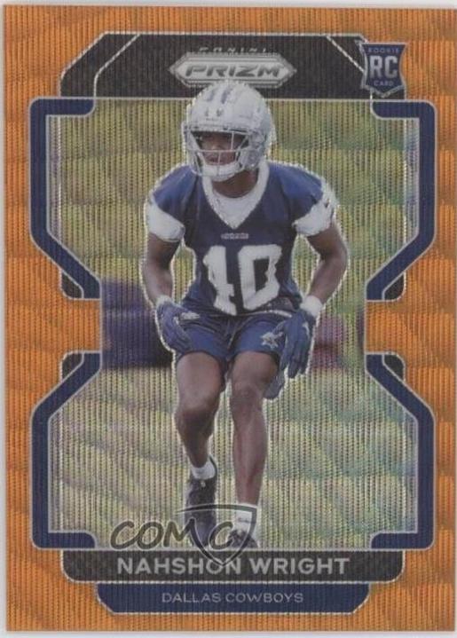 Nahshon Wright [Orange Wave Prizm] #438