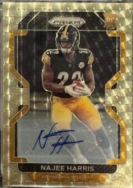 Najee Harris [Autograph Gold Vinyl Prizm] #343