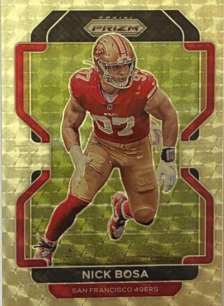 Nick Bosa [Gold Vinyl Prizm] #58