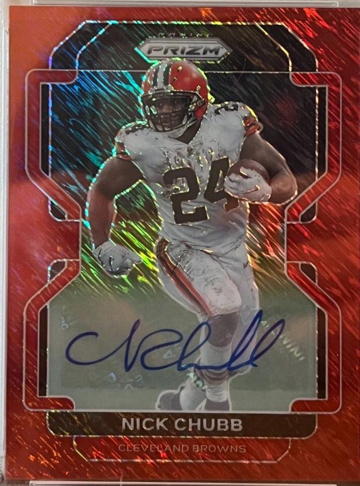 Nick Chubb [Autographs Red Shimmer] #264