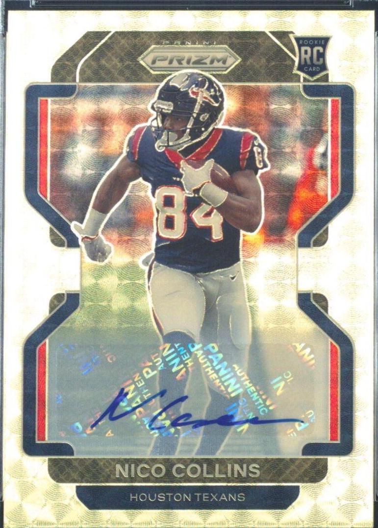 Nico Collins [Autograph Gold Vinyl Prizm] #360