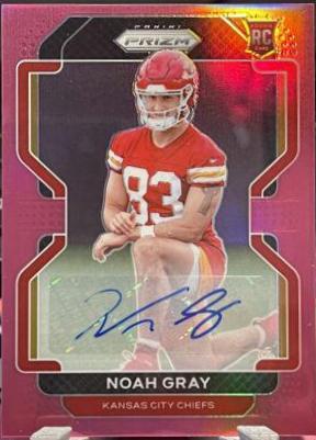 Noah Gray [Autograph Pink Prizm] #418