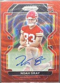 Noah Gray [Autograph Red Wave Prizm] #418