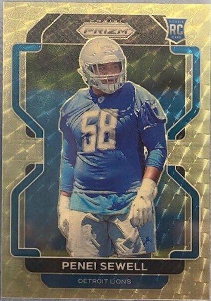 Penei Sewell [Gold Vinyl Prizm] #429