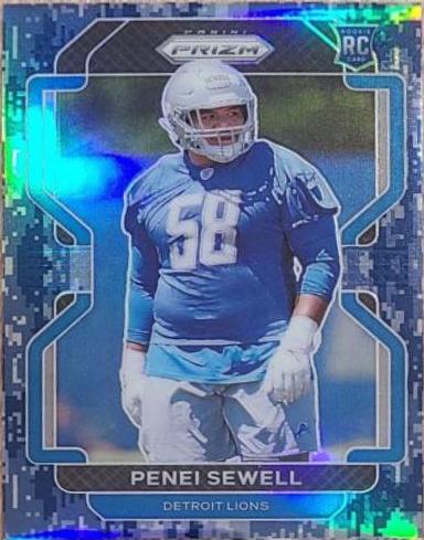 Penei Sewell [Navy Camo Prizm] #429