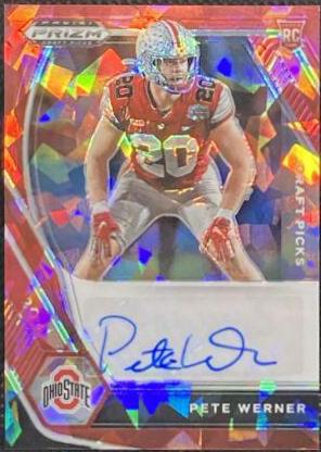 Pete Werner [Autograph Gold Prizm] #391