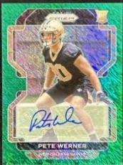 Pete Werner [Autograph Green Shimmer] #391