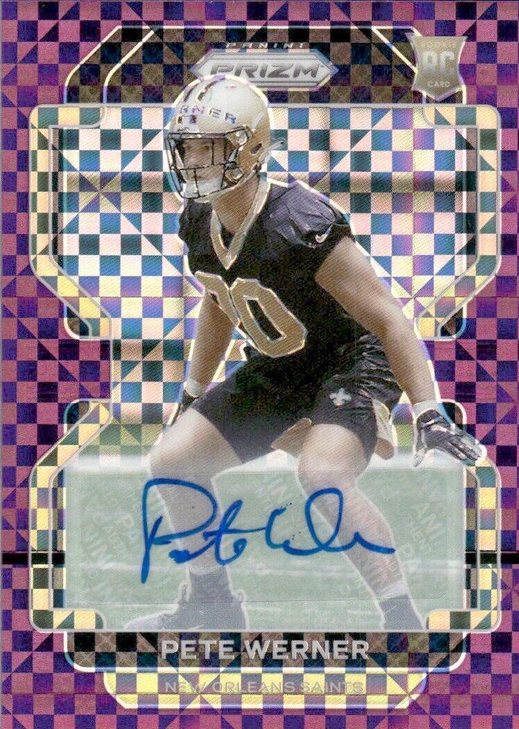 Pete Werner [Autograph Purple Power Prizm] #391