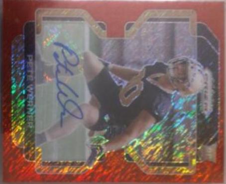Pete Werner [Autograph Red Shimmer] #391