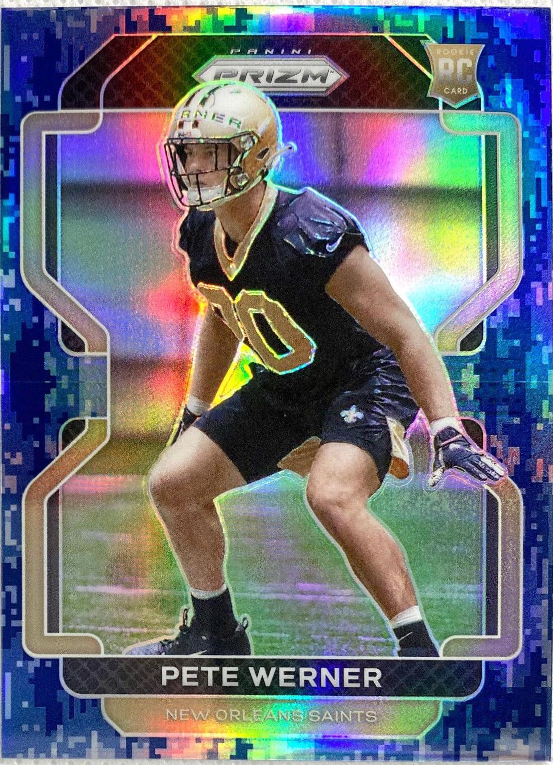 Pete Werner [Navy Camo Prizm] #391