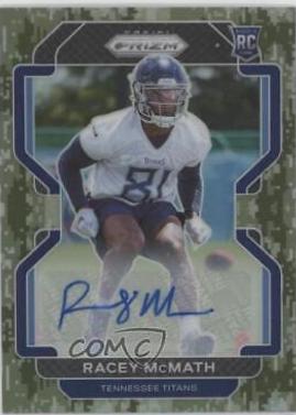Racey McMath [Autograph Camo Prizm] #409