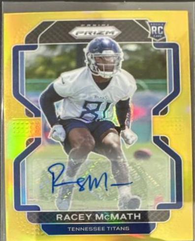 Racey McMath [Autograph Gold Prizm] #409