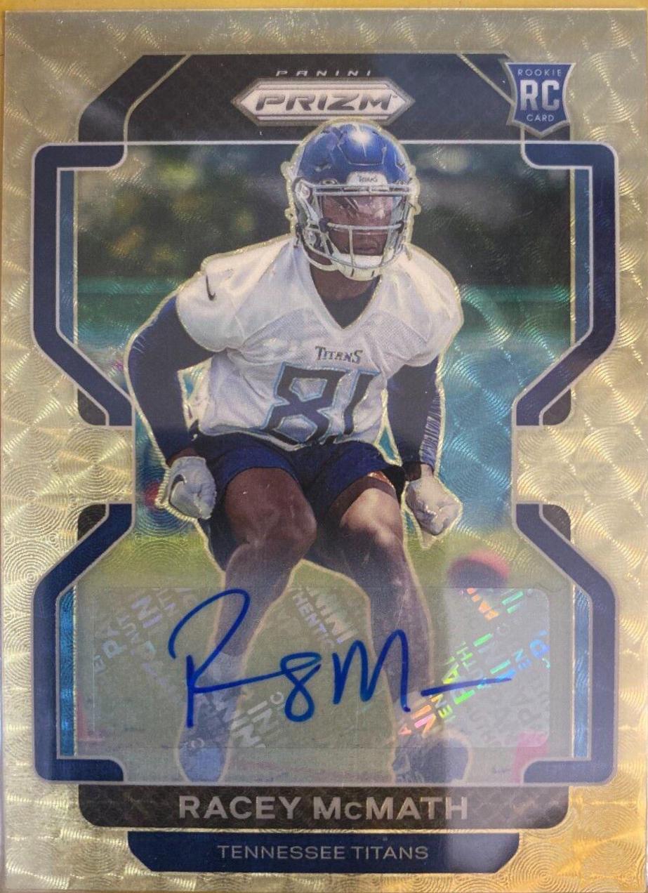 Racey McMath [Autograph Gold Vinyl Prizm] #409