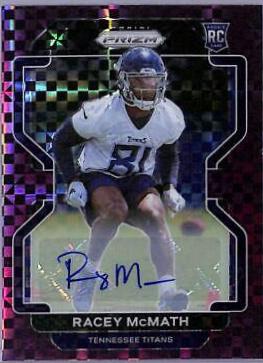 Racey McMath [Autograph Purple Power Prizm] #409
