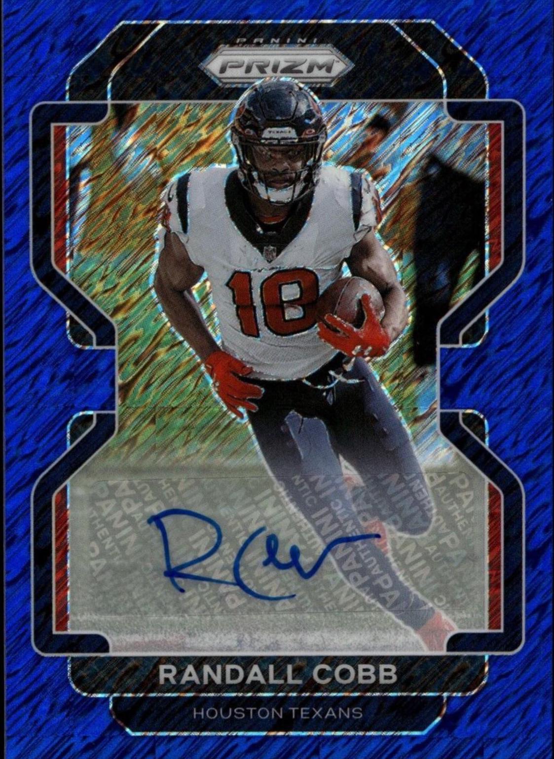 Randall Cobb [Autographs Blue Shimmer] #33
