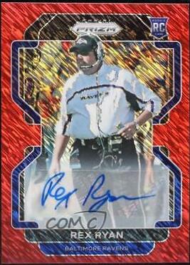 Rex Ryan [Autographs Red Shimmer] #289