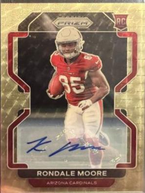 Rondale Moore [Autograph Gold Vinyl Prizm] #347