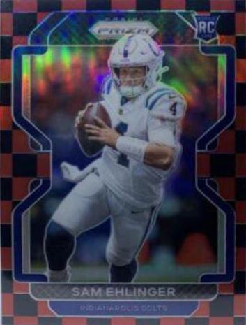 Sam Ehlinger [Black and Red Checker Prizm] #395
