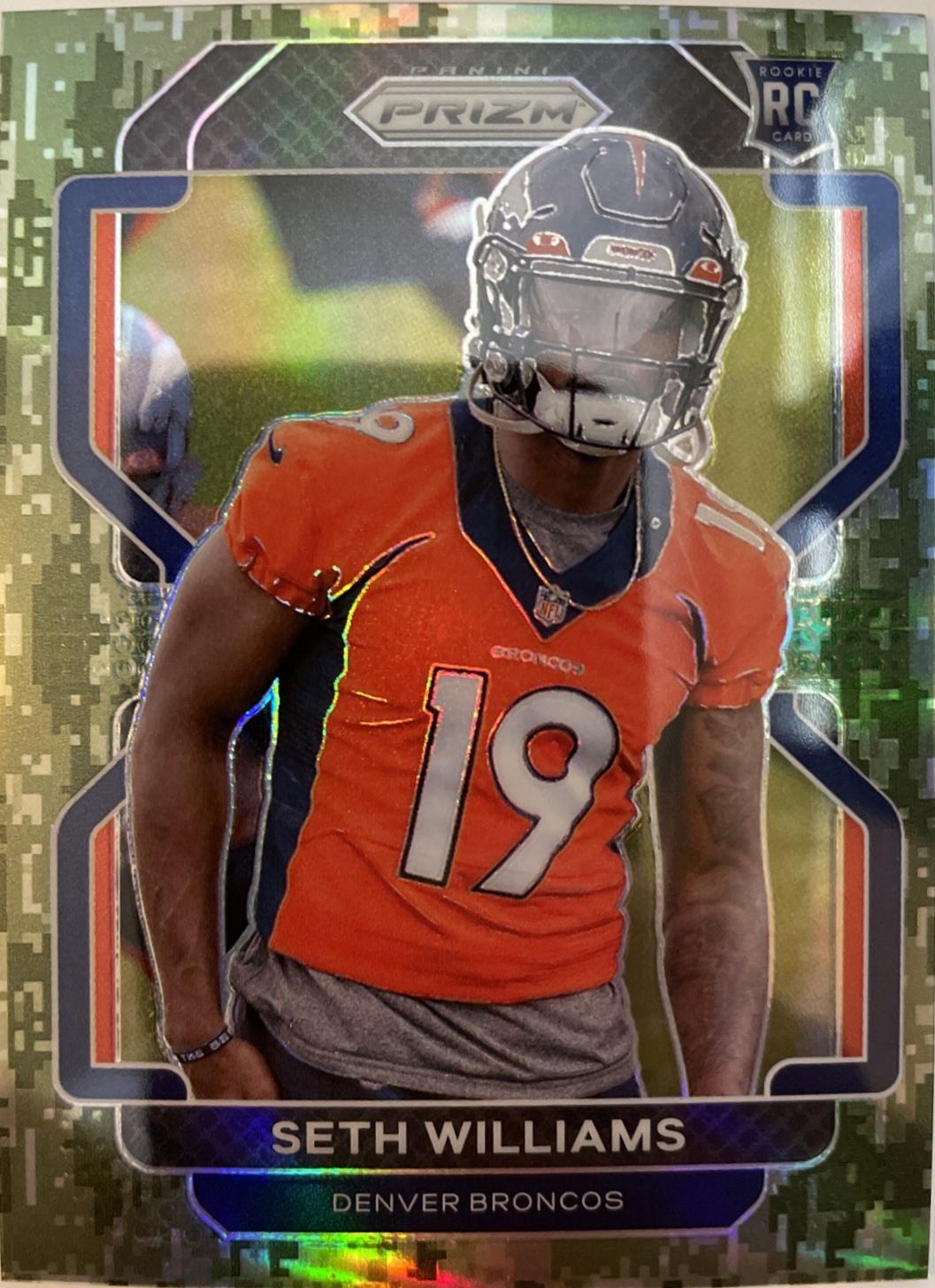 Seth Williams [Forest Camo Prizm] #412