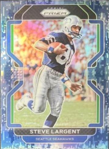 Steve Largent [Navy Camo Prizm] #51