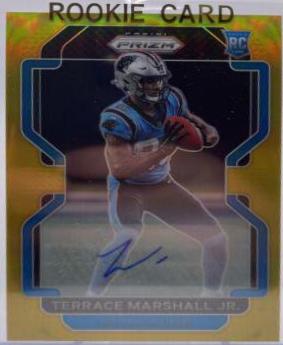 Terrace Marshall Jr. [Autograph Gold Prizm] #348