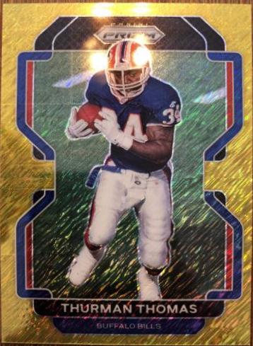 Thurman Thomas [Gold Prizm] #123