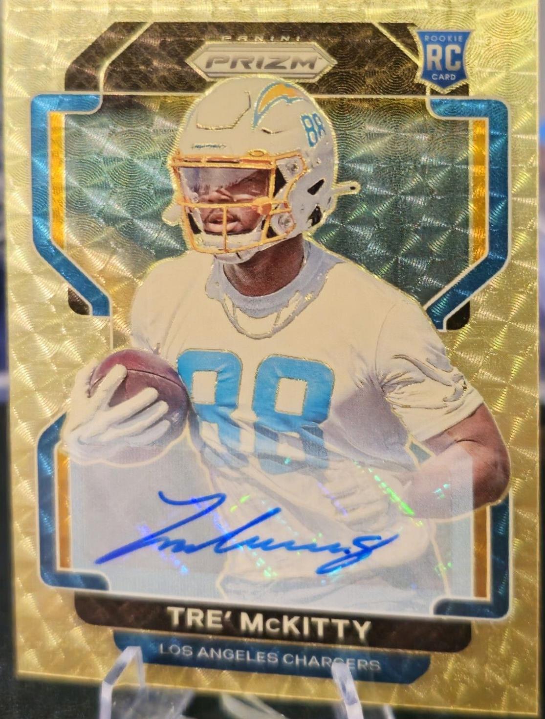 Tre' McKitty [Autograph Gold Vinyl Prizm] #416