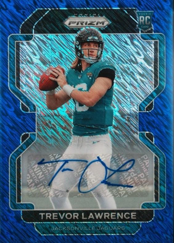 Trevor Lawrence [Autograph Blue Shimmer] #331