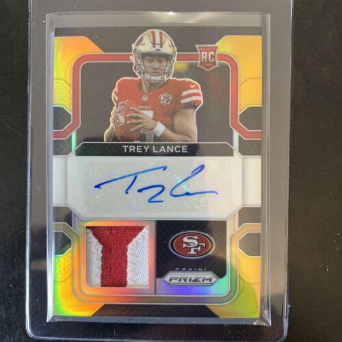 Trey Lance [Autograph Gold Prizm] #333