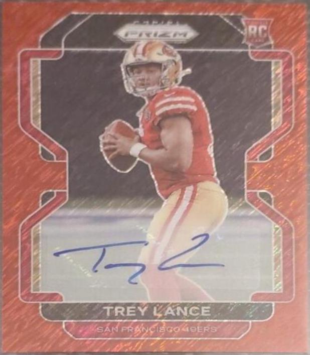 Trey Lance [Autograph Red Shimmer] #333