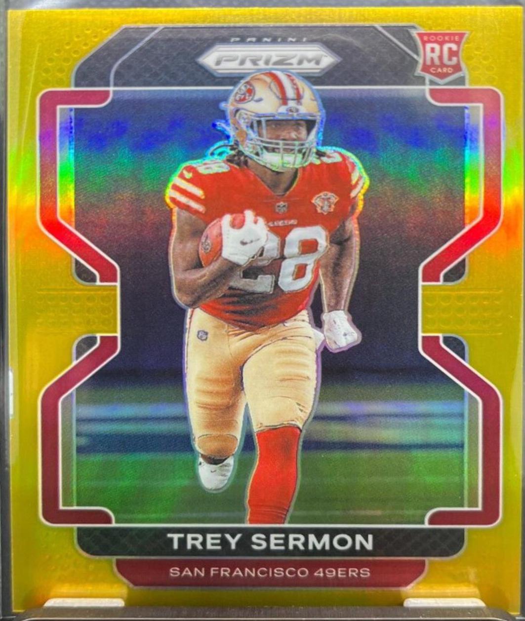 Trey Sermon [Gold Prizm] #354