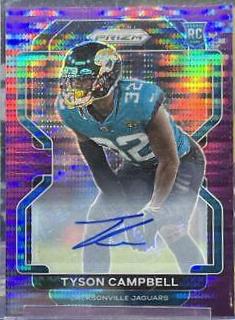Tyson Campbell [Autograph Purple Pulsar Prizm] #384