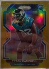 Tyson Campbell [Gold Prizm] #384