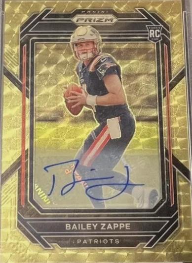 Bailey Zappe [Autograph Gold Vinyl] #305