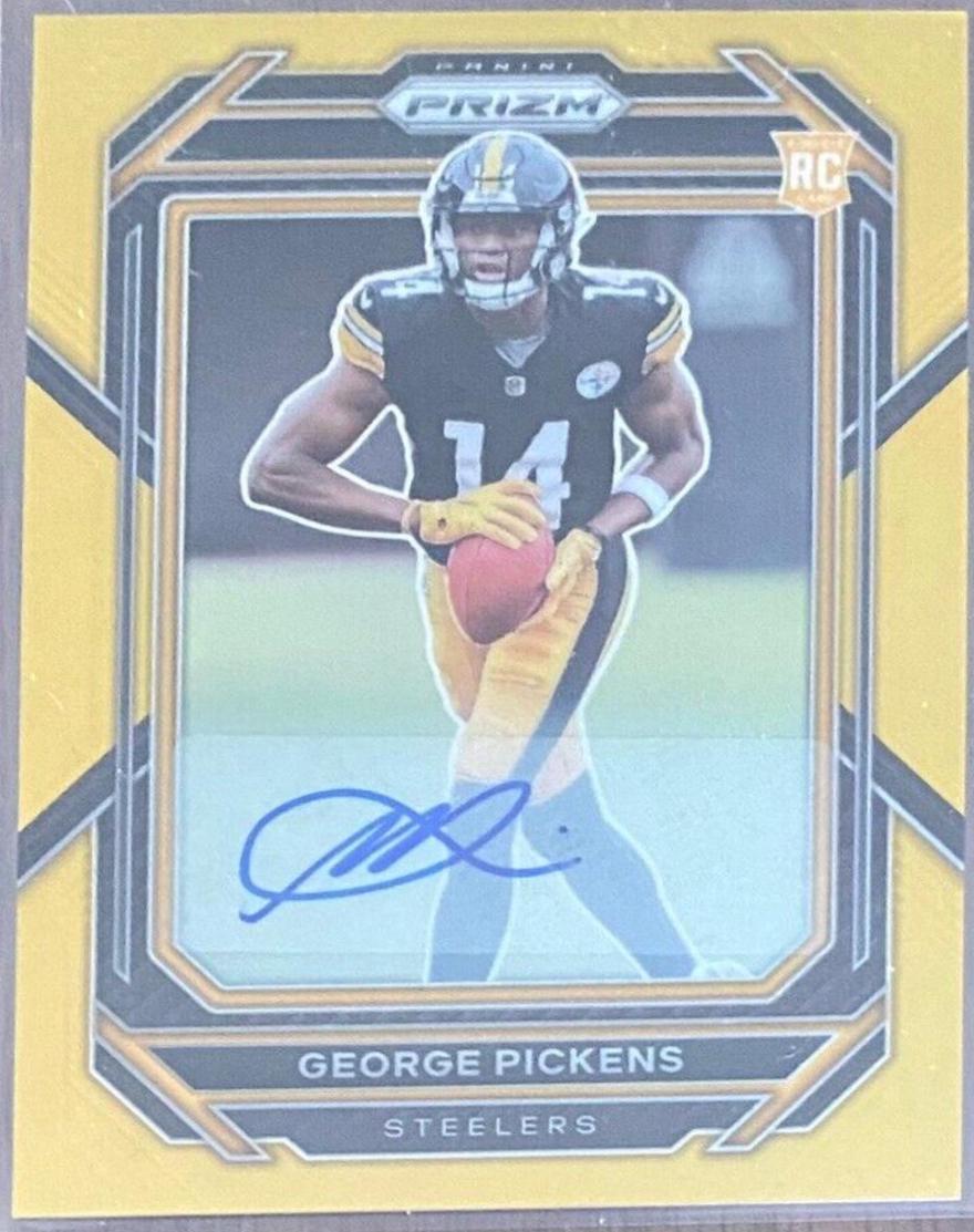 George Pickens [Autograph Gold] #329