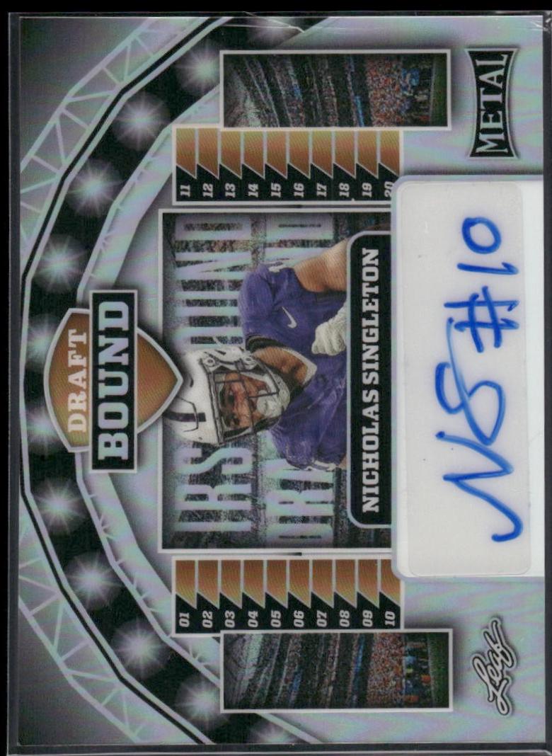 Nicholas Singleton [Prismatic Silver] #DB-NS1