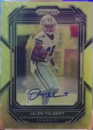 Jalen Tolbert [Autograph Gold Vinyl] #333