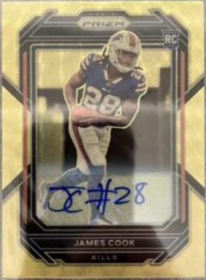 James Cook [Autograph Gold Vinyl] #319