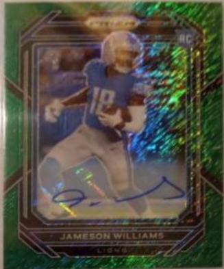 Jameson Williams [Autograph Green Shimmer] #311